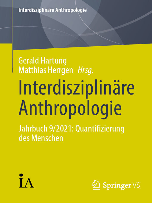 Title details for Jahrbuch 9/2021: Quantifizierung des Menschen by Gerald Hartung - Available